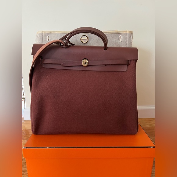 Vintage Hermes Herbag - Picture 3 of 11